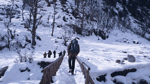 Marchoi Winter Trek Kashmir
