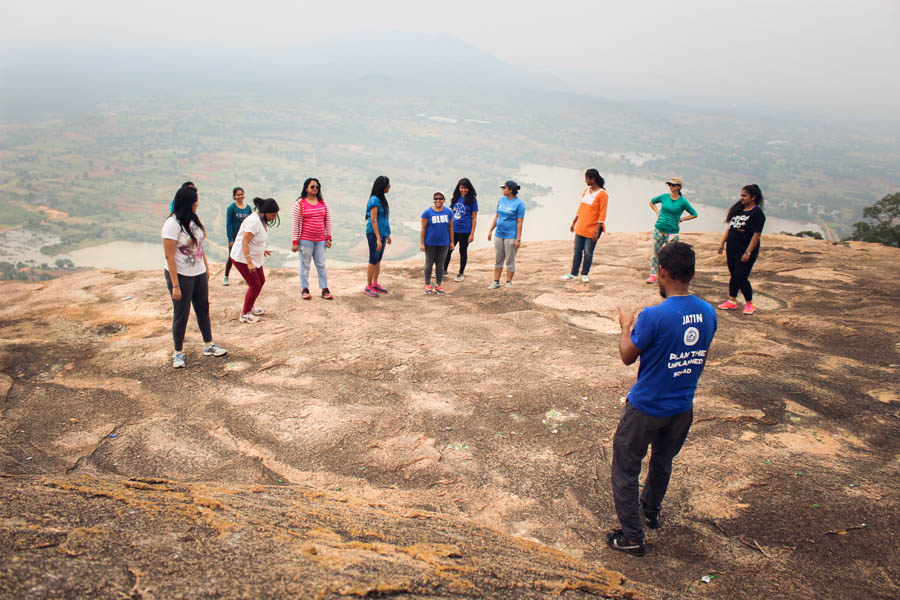 A celebration of Womanhood - Women only trek to Makalidurga hill