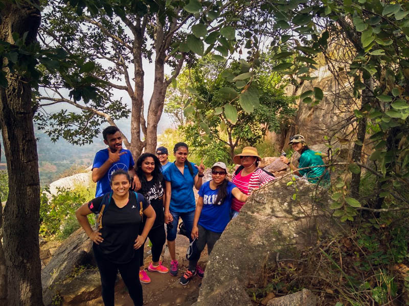 A celebration of Womanhood - Women only trek to Makalidurga hill