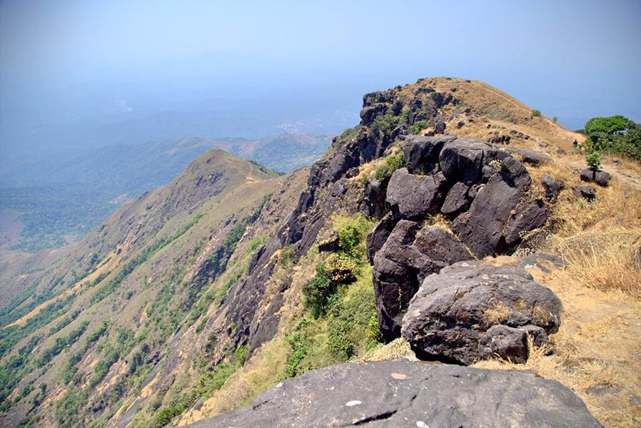 The view from Shesha Parvatha, en route Kumara Parvatha