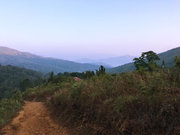 Early morning scenes near Kudremukh Forest office - Kudremukh Trek Experience