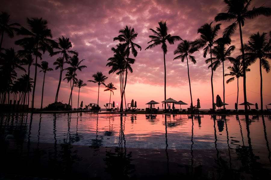 Sunset in Sri Lanka