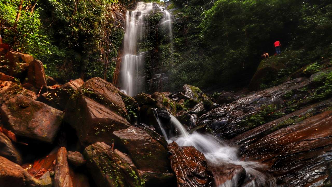 Hidlumane Waterfalls on the trek to Kodachadri.