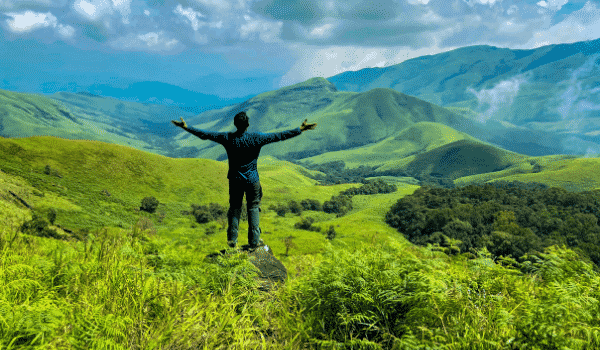 Mesmerising views on Kudremukh Trek