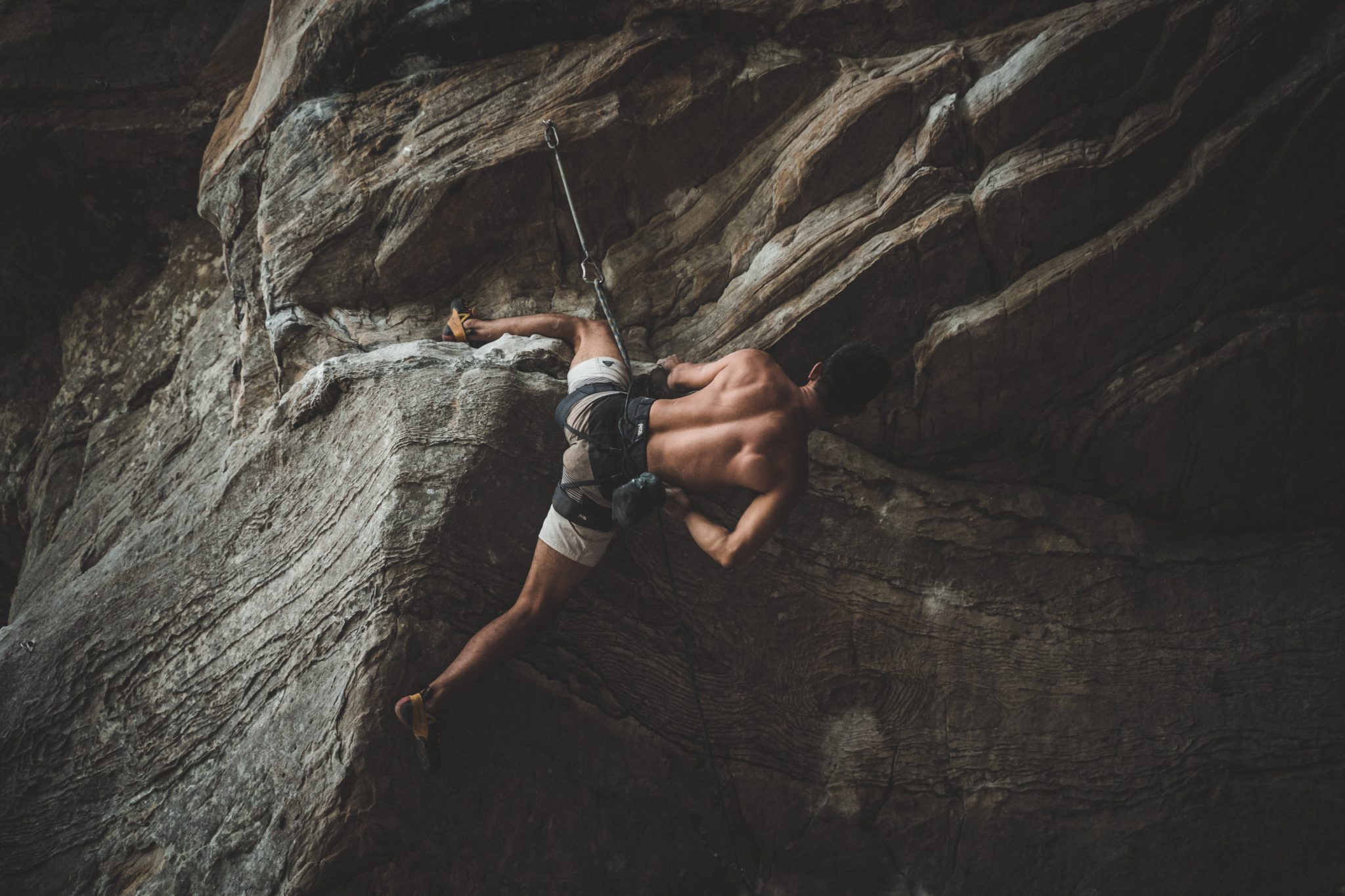 Rock climbing in coorg