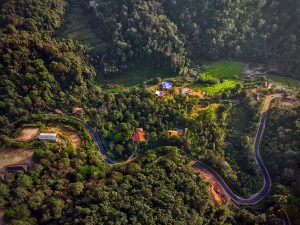 Aerial View of Coorg. 