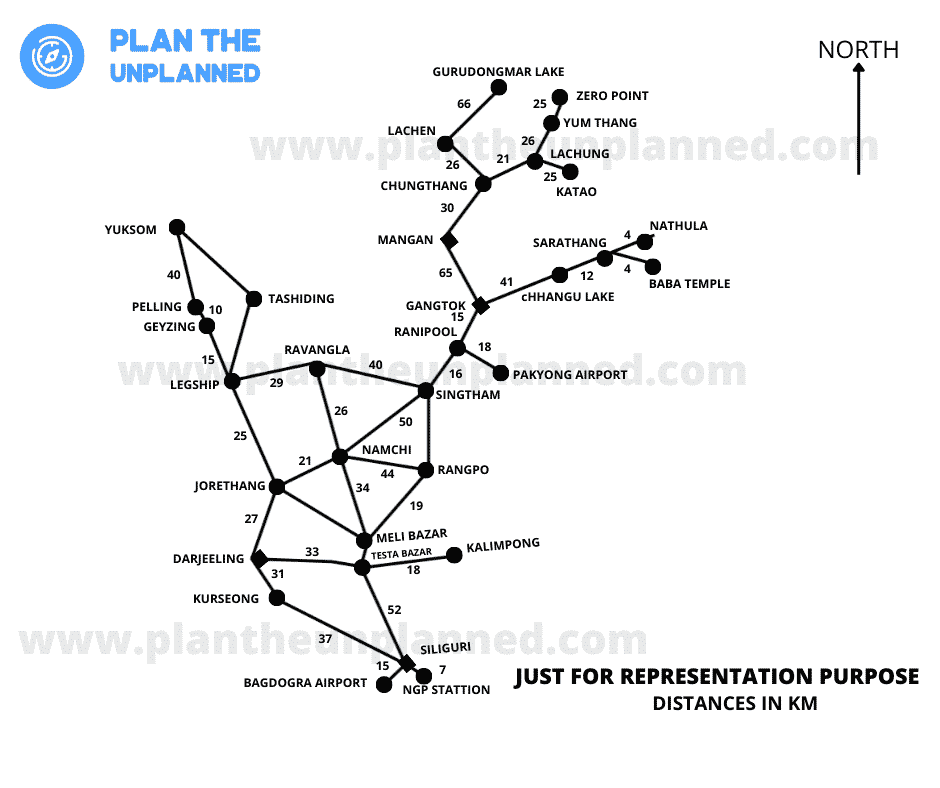 Sikkim Map | Plan the Unplanned