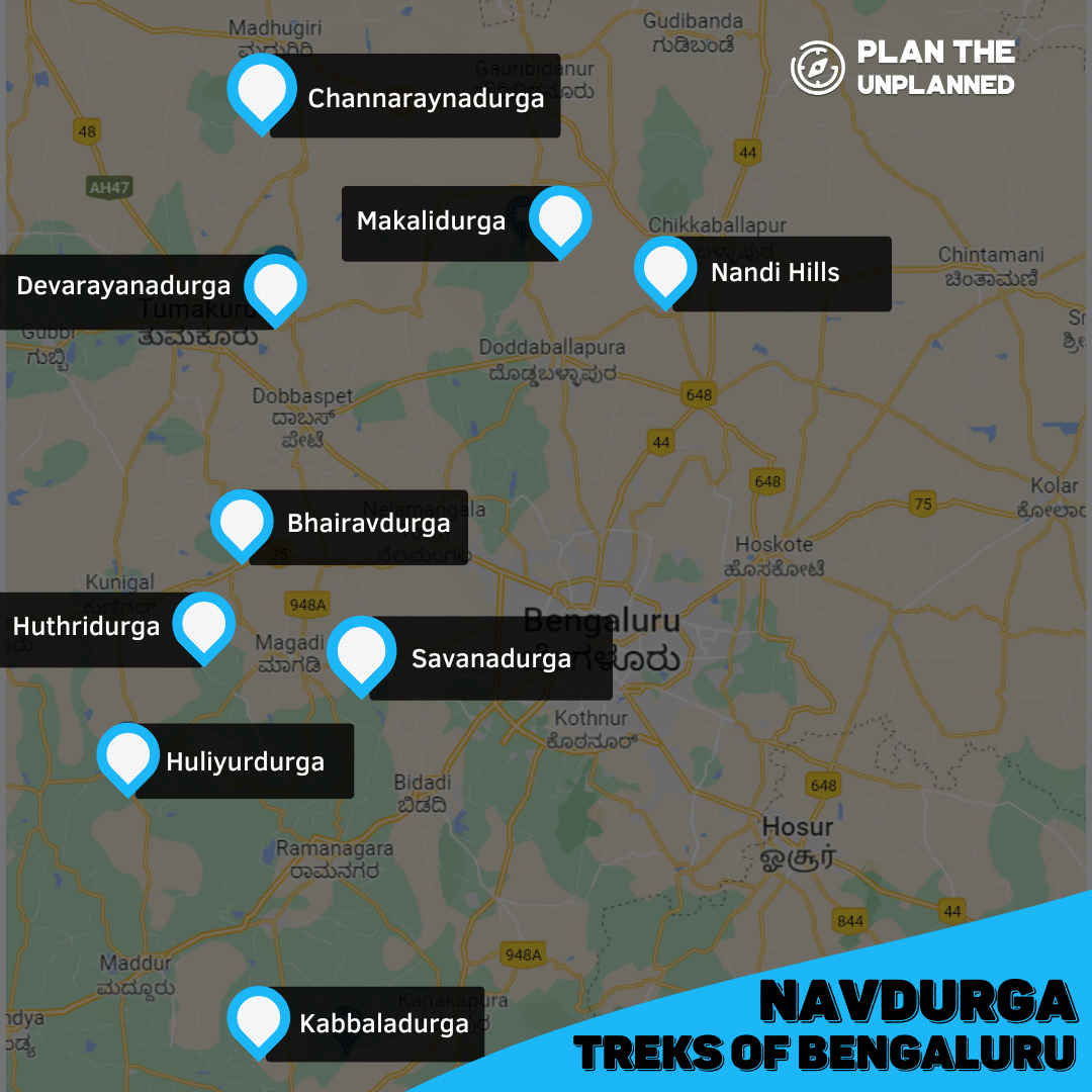 Navdurga Treks Near Bangalore; One Day Treks near Bangalore